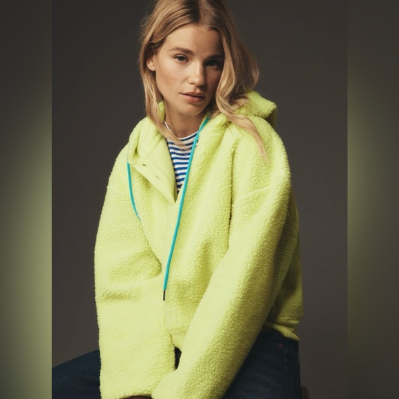 Anthropologie Tops - NWT Porridge Quinn Sherpa Fleece Hoodie (Anthropologie)